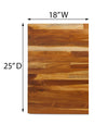 The MODI, Teak Counter Top 1.5inch Thickness